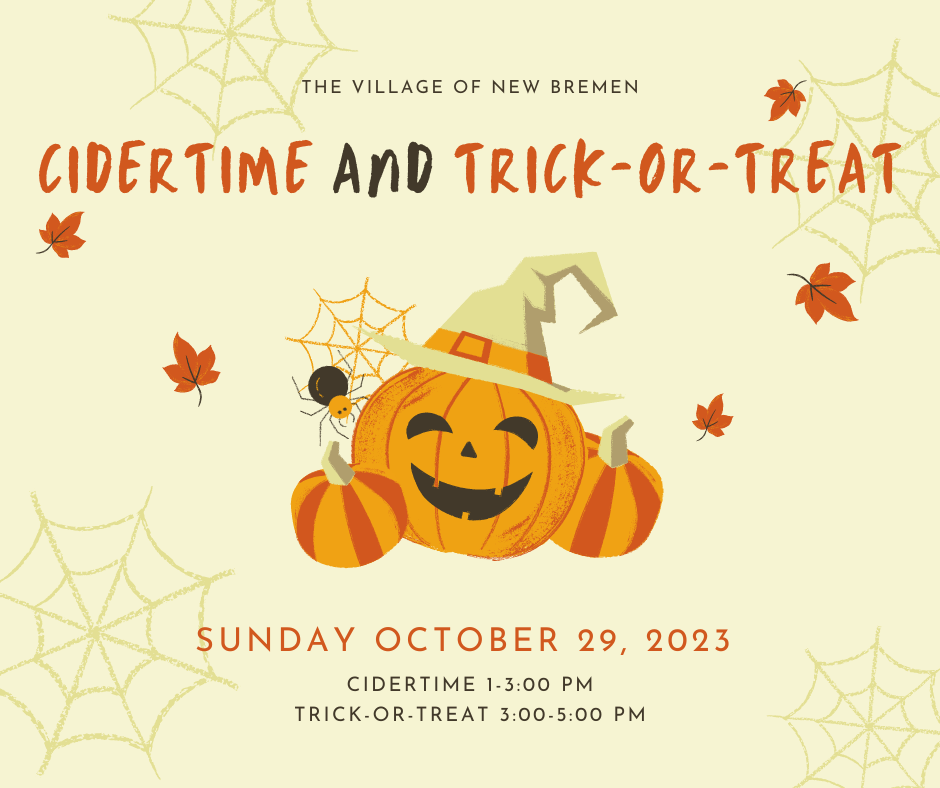 Cider Time and TrickorTreat Village of New Bremen